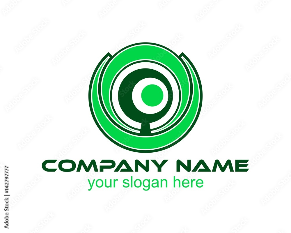 circle and round logo company name circle and round logo company name