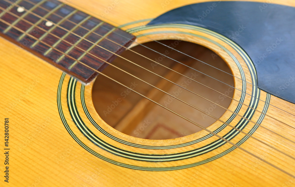 Obraz premium Close up Classical guitar