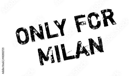 Only For Milan rubber stamp. Grunge design with dust scratches. Effects can be easily removed for a clean, crisp look. Color is easily changed.
