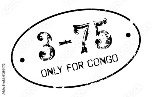 Only For Congo rubber stamp. Grunge design with dust scratches. Effects can be easily removed for a clean, crisp look. Color is easily changed.