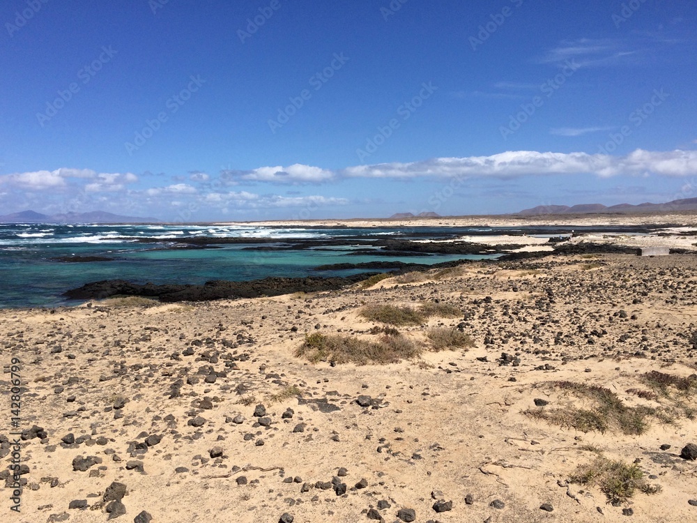 North of Fuerteventura, View at El Roque