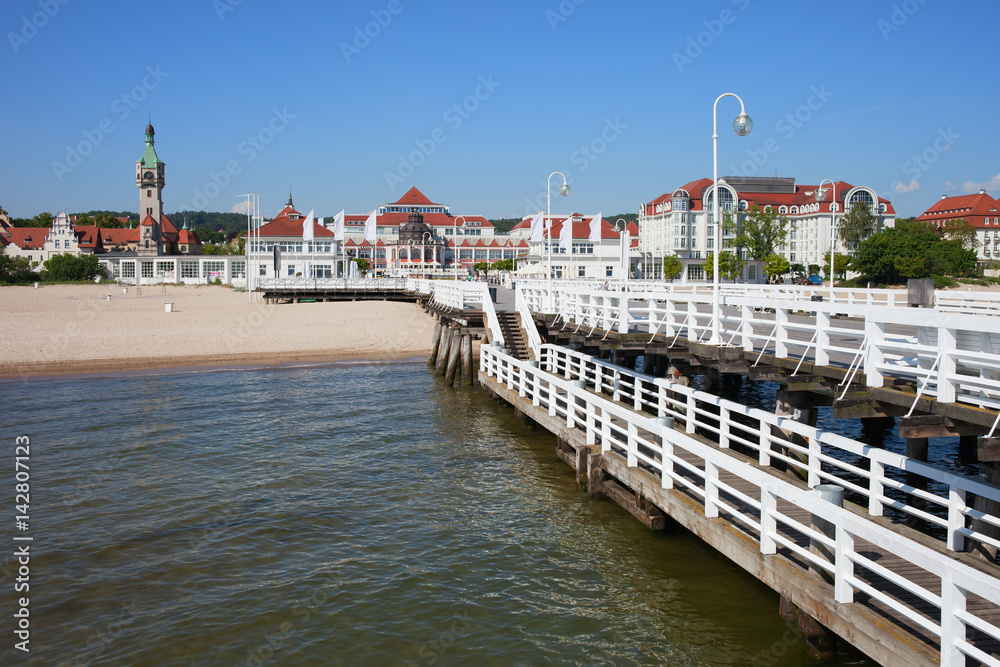 Obraz premium Resort Town of Sopot in Poland