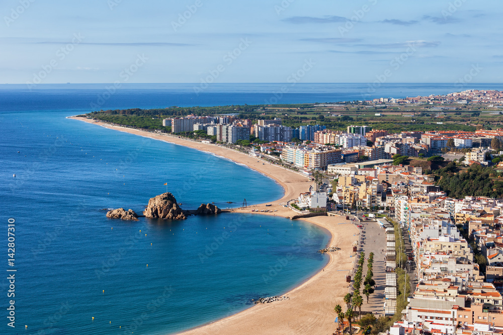 Blanes Seaside Resort Town in Spain