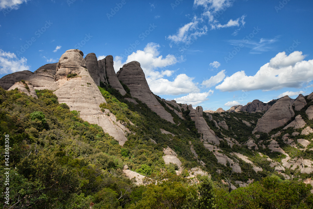 Montserrat Mountain in Spain