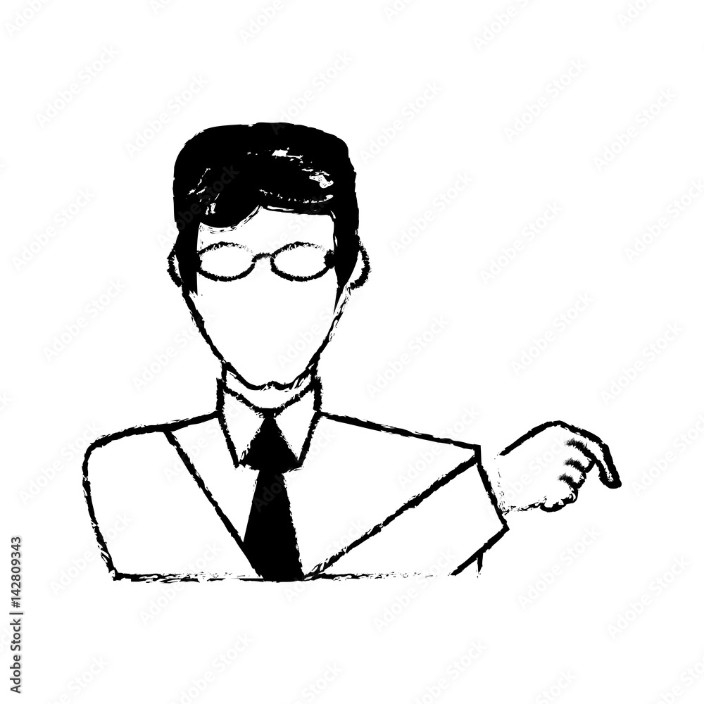 portrait male with glasses image vector illustration eps 10 portrait male with glasses image vector illustration eps 10