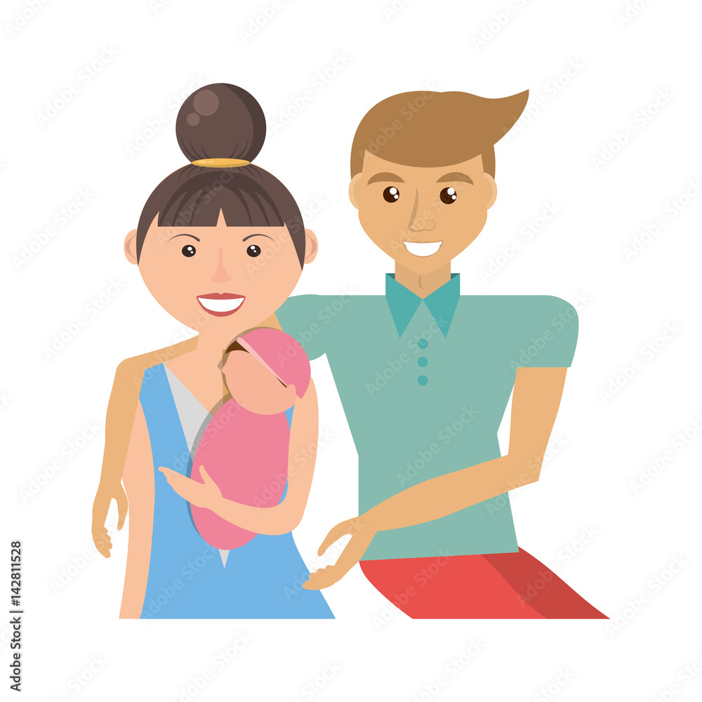 happy family love members vector illustration eps 10 happy family love members vector illustration eps 10