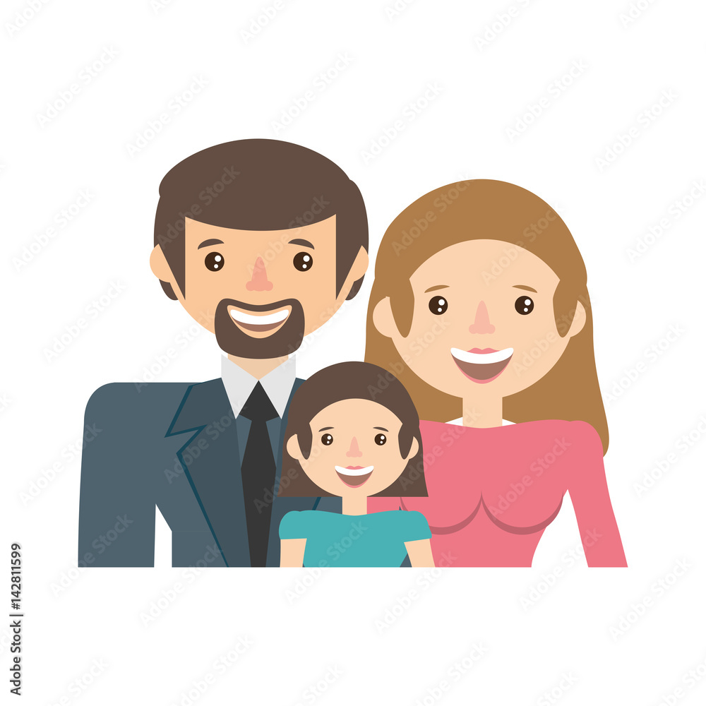 happy family love members vector illustration eps 10 happy family love members vector illustration eps 10