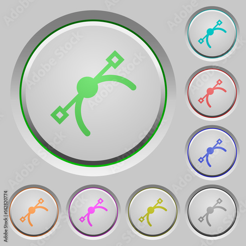 Vector symbol push buttons