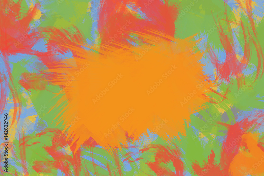 Abstraction colorful oil painting on canvas background. Abstraction colorful oil painting on canvas background.