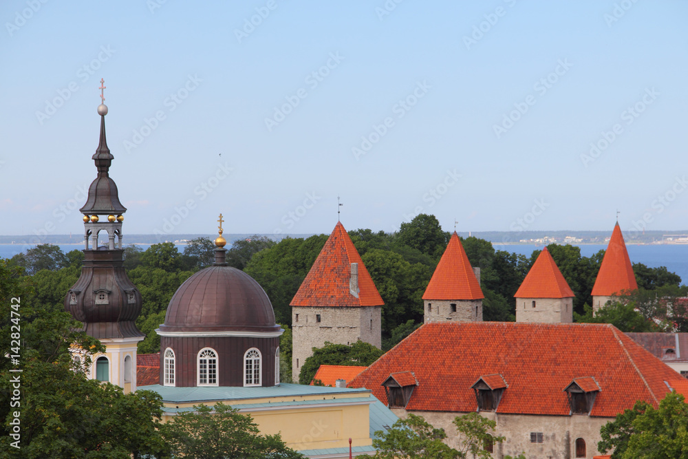 Fototapeta premium Panorama of Tallinn