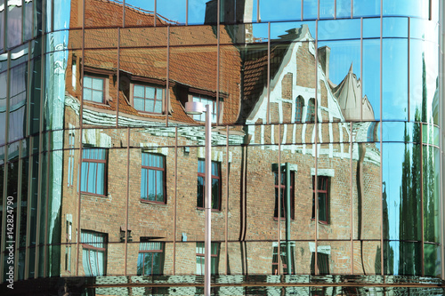 Old and new houses