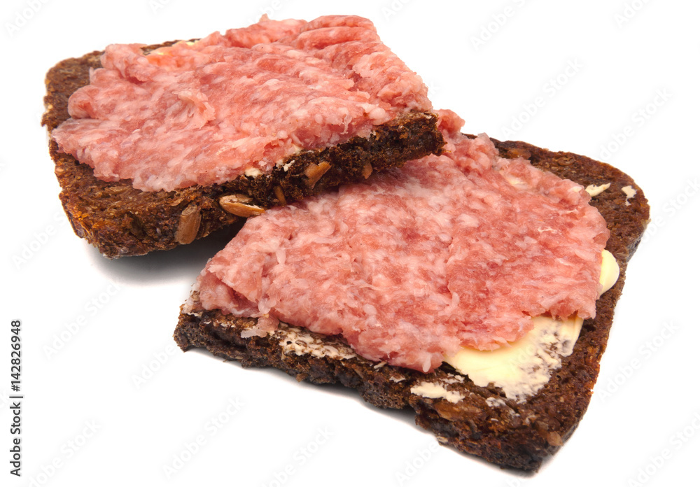 Zwiebelmettbrot Zwiebelmettbrot