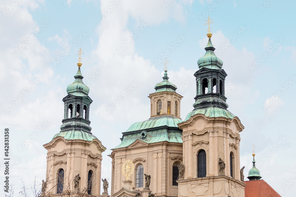 Cathedral of Saint Nicolas in Prague, Czech Republic