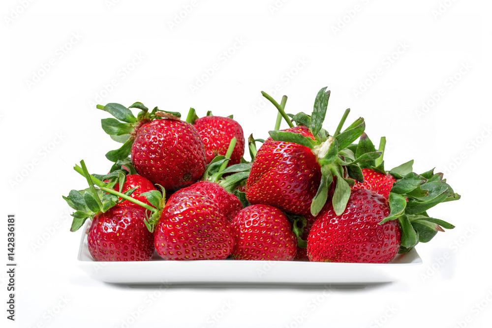 Strawberries on white background Strawberries on white background