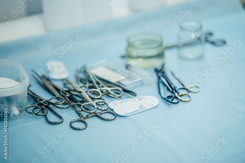 Instruments in the operating room photo