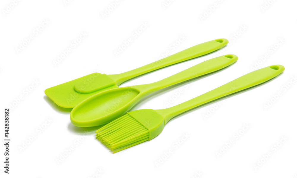 Green cooking silicone spatula Green cooking silicone spatula