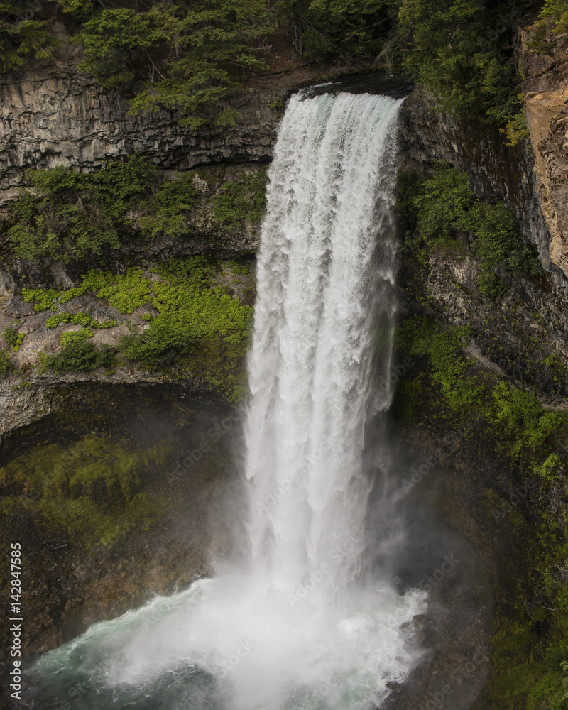 Obraz premium brandywine falls british coloumbia summer