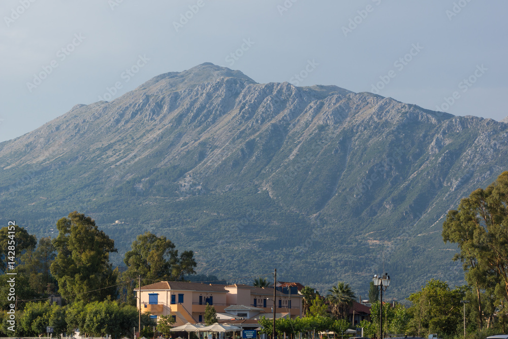Amazing view of Mountain of Lefkada, Ionian Islands, Greece