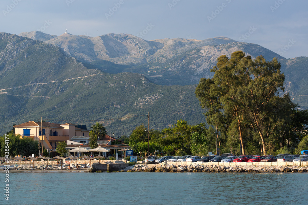 Amazing view of Mountain of Lefkada, Ionian Islands, Greece
