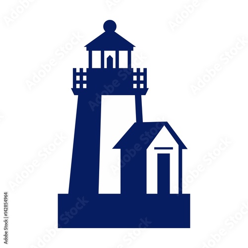 light house logo vector. nantucket island lighthouse.