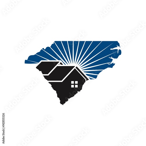 carolina home logo vector.