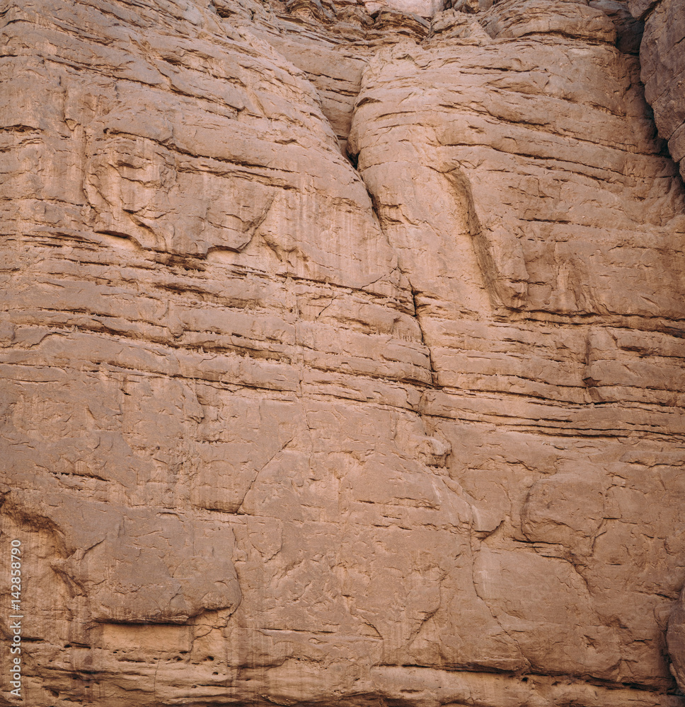 Fototapeta premium Red rock background, texture, pattern