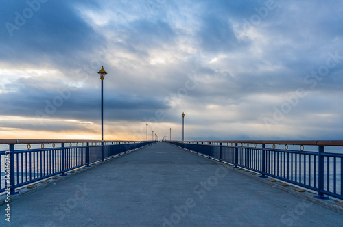 Perspective view on New Brighton pier