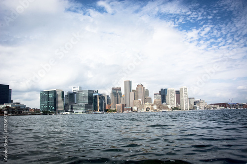 Boston Harbor and City Skyline