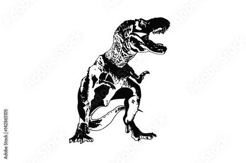T-rex Dinosaur  Ancient animals vector