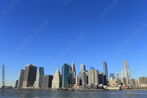 ニューヨーク街景　ローワーマンハッタン © EarthScape