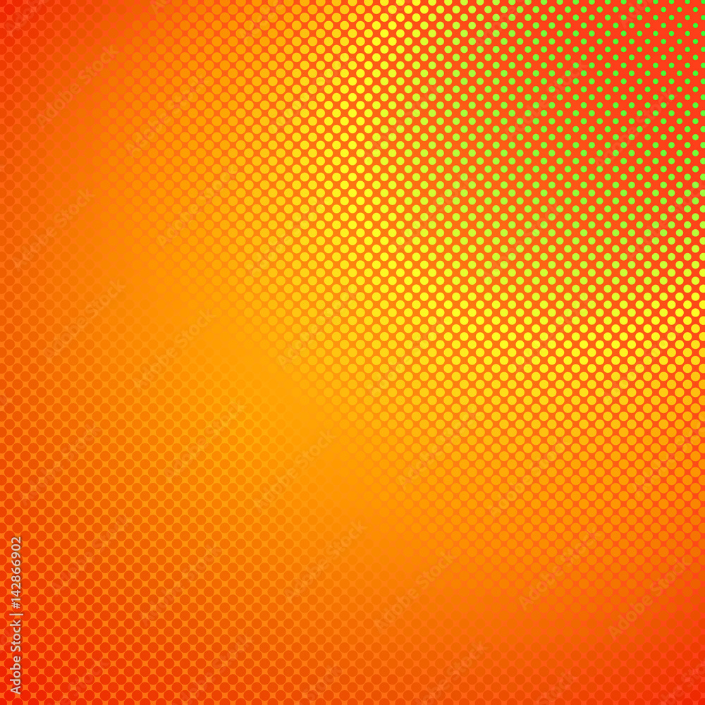 Gradient background with dots Halftone dots design Light effect