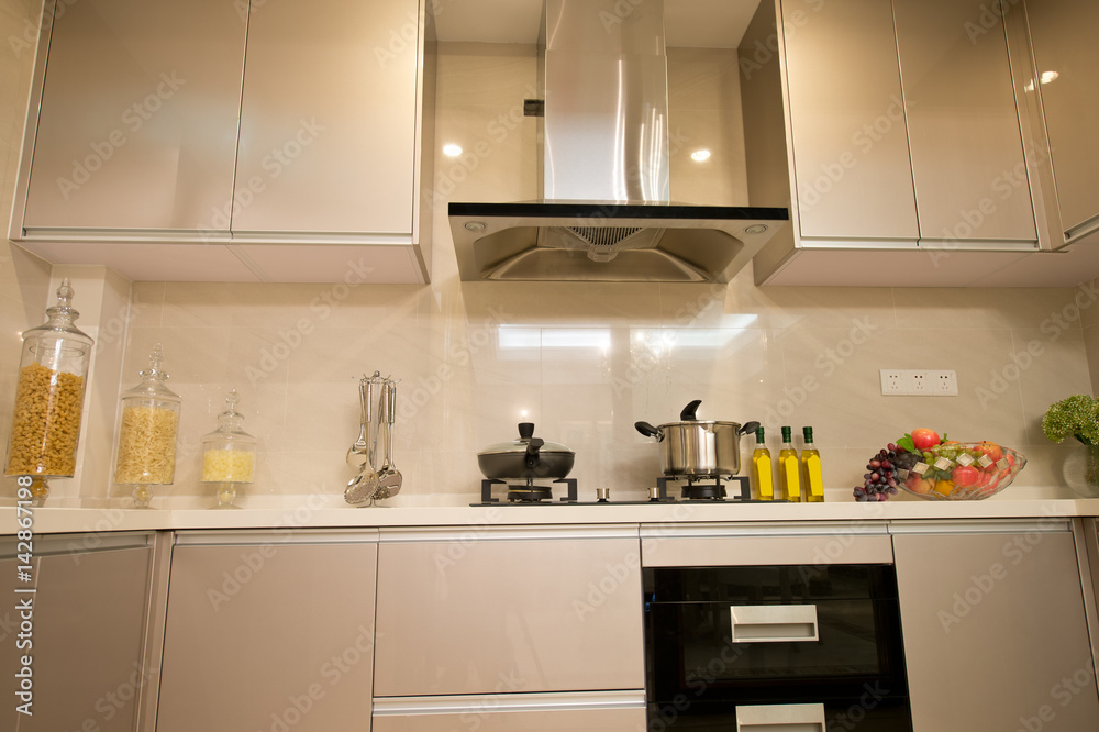 modern kitchen in a modern home. modern kitchen in a modern home.