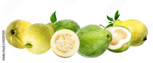 guava isolated on white