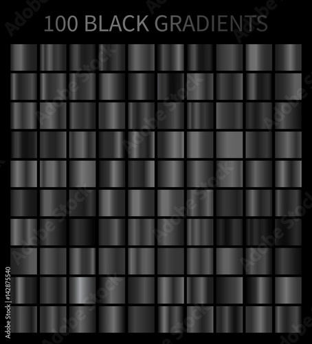 Black gradients 100 big set