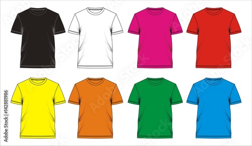 04. Design Template T Shirt, Vector.