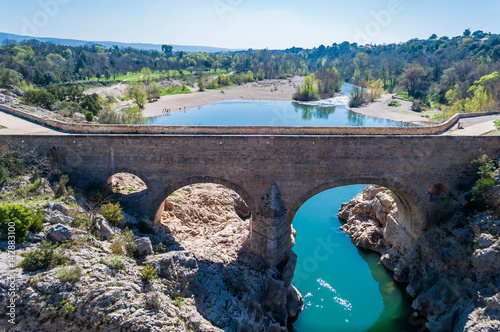 Obraz na płótnie Gorges de l'Hérault, France. w salonie
