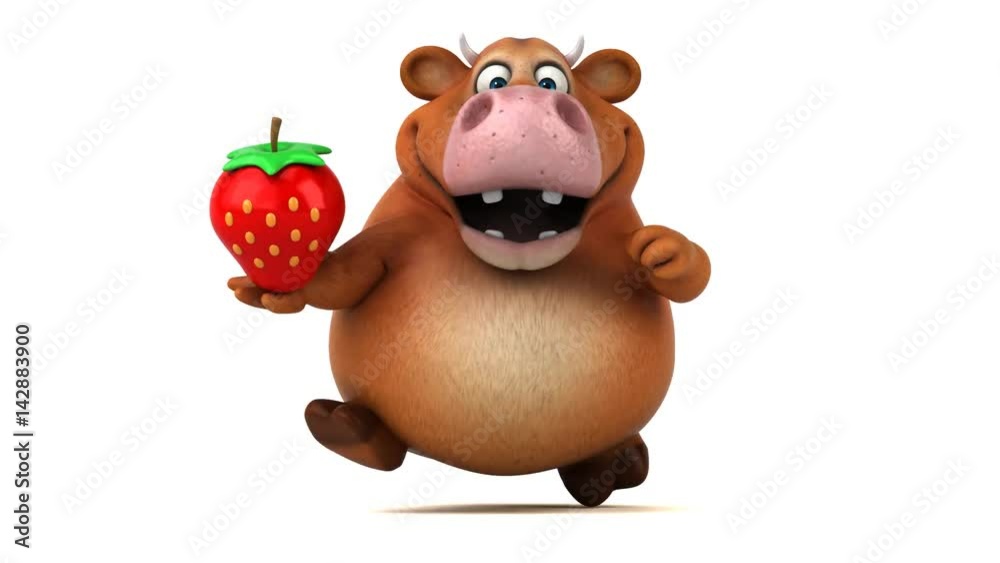 Fun cow - 3D Animation Fun cow - 3D Animation