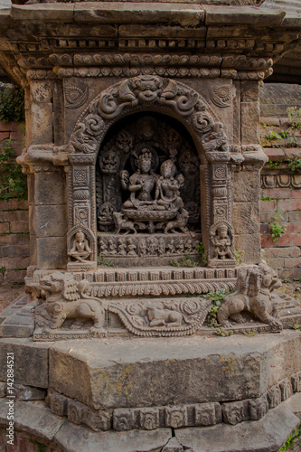 Hindus Goddess Sculpture Nepal