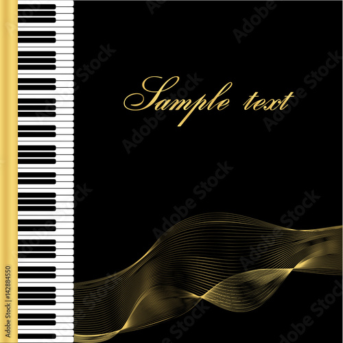 background with a grand piano