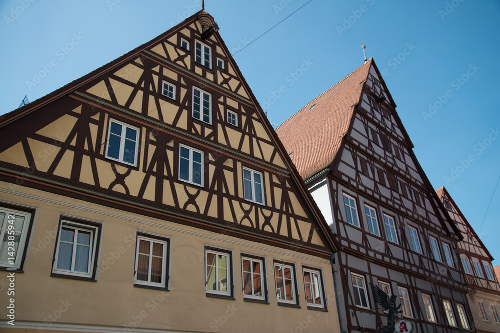 Renoviertes Gerberhaus in Nördlingen 