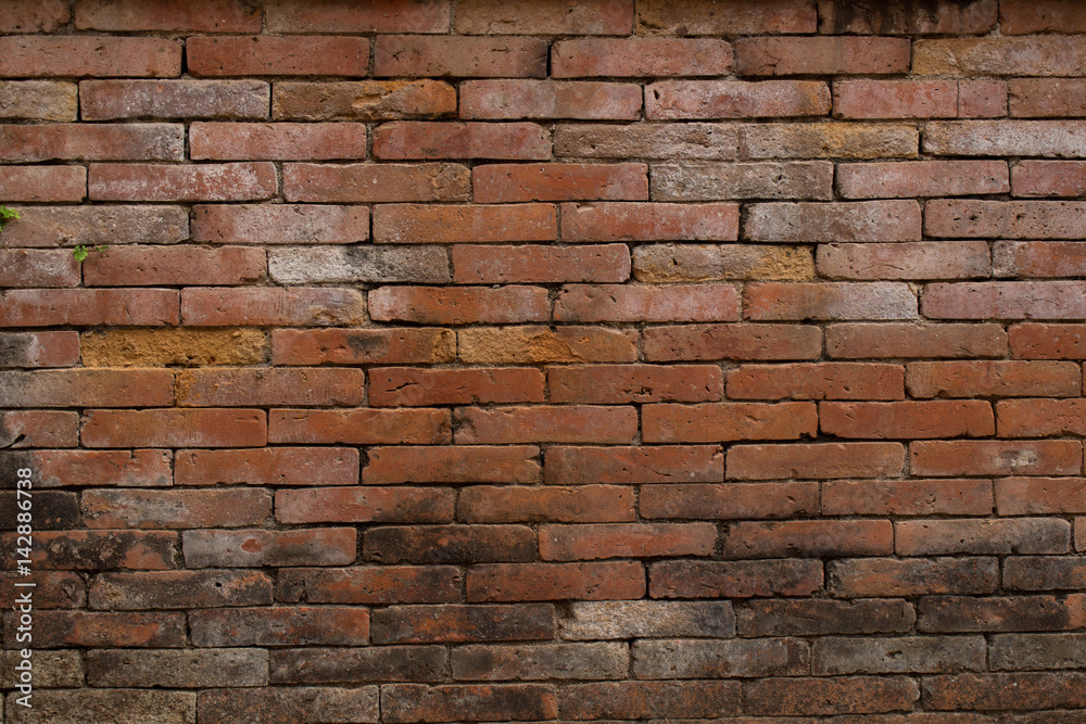 Obraz premium Hand carved Stacked Brick Texture