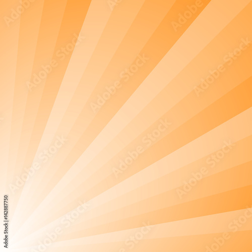 Vector background with light yellow rays.