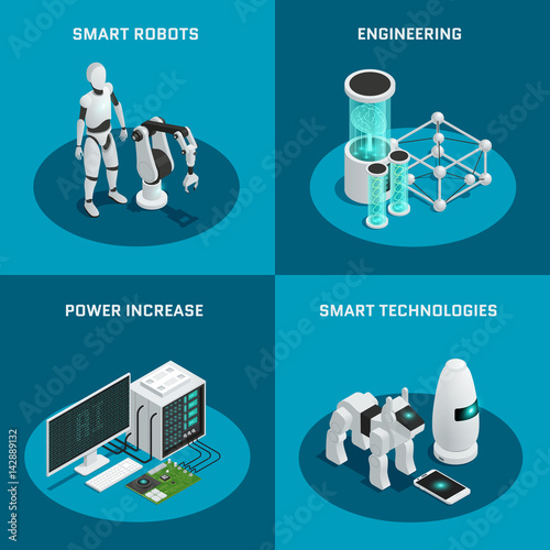 Artificial Intelligence Icon Set