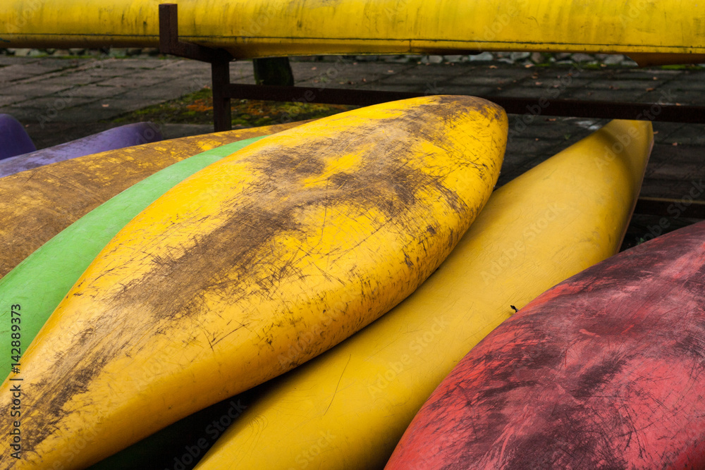 abandon kayak on the ground abandon kayak on the ground