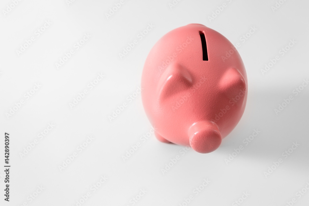Piggy Bank on a Table Piggy Bank on a Table