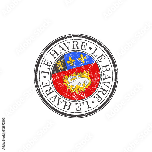 Le Havre city stamp