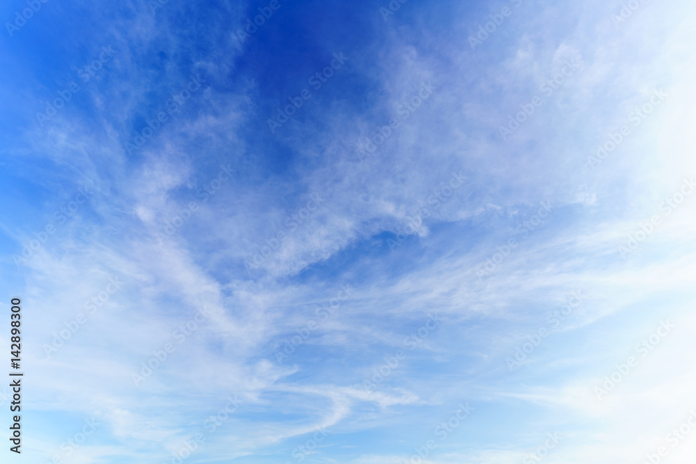 White clouds and blue sky background White clouds and blue sky background
