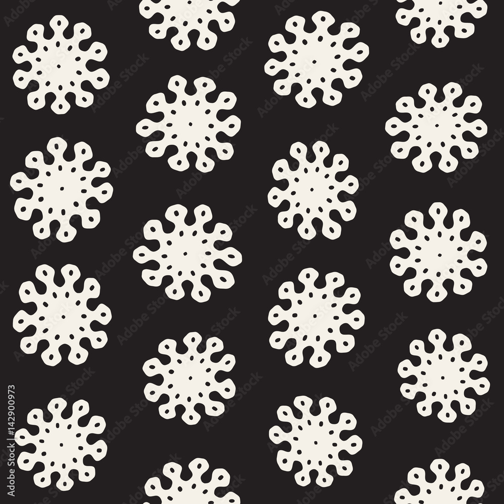 Vector seamless freehand pattern. Abstract background with floral brush strokes. Hand drawn texture Vector seamless freehand pattern. Abstract background with floral brush strokes. Hand drawn texture