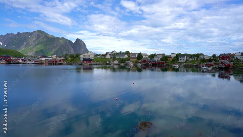 Panorama Lofoten archipelago islands Panorama Lofoten archipelago islands