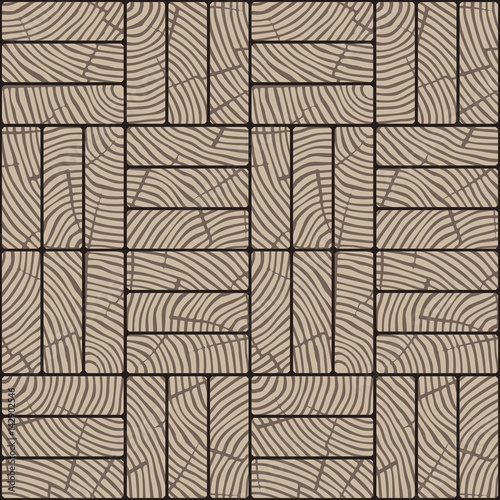 Wooden texture tiles Seamless Vector Pattern